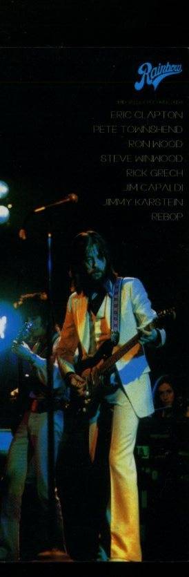 Eric Clapton Rainbow Concert 1973 [box top]